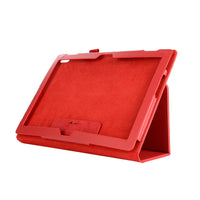 Funda para Lenovo Tab E10 – Cubierta de Cuero con Soporte Plegable