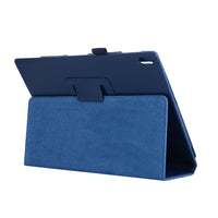 Funda para Lenovo Tab E10 – Cubierta de Cuero con Soporte Plegable