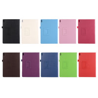 Funda para Lenovo Tab E10 – Cubierta de Cuero con Soporte Plegable