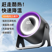 Ventilador Portátil USB Recargable – Motor Brushless Ultra Silencioso