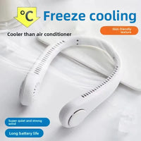 Ventilador de Cuello sin Aspas – Refresca tus Paseos al Aire Libre