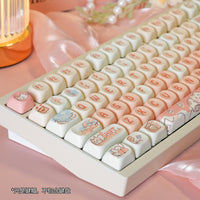 Set de Keycaps de Gato Kawaii – PBT Dye-Sub para Teclado Mecánico