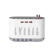 Humidificador de Aromaterapia con Luz de Colores y Niebla Doble