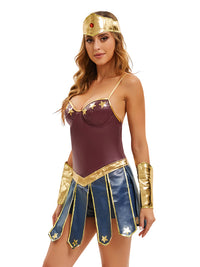 Disfraz de Diosa Guerrera Griega para Halloween y Cosplay