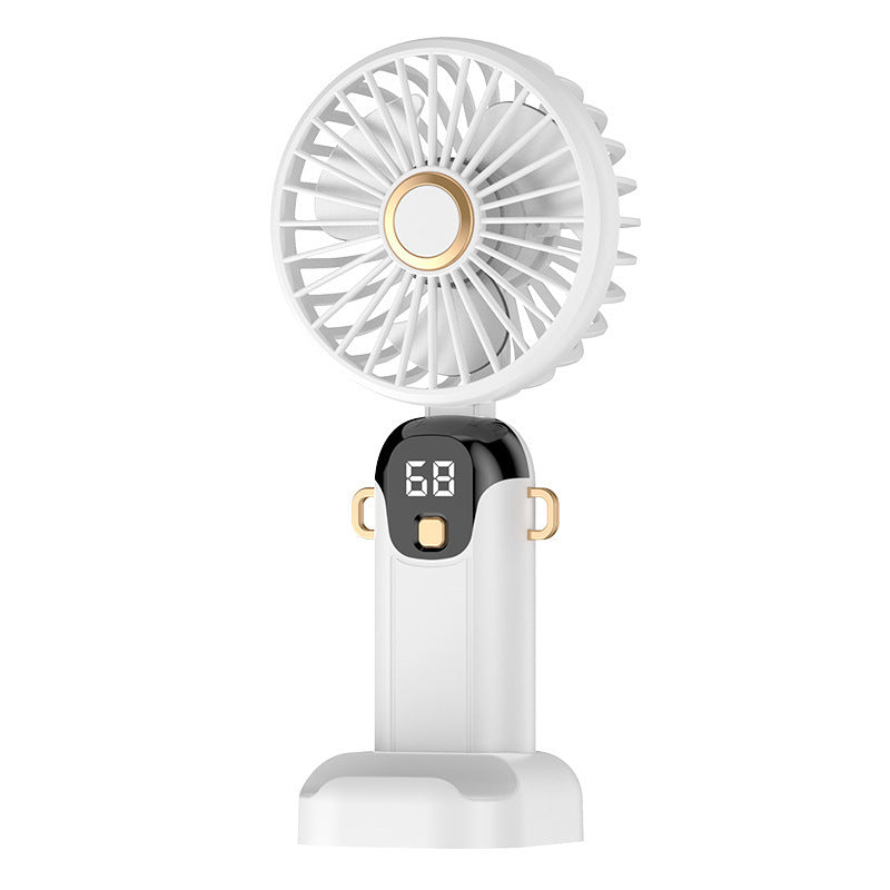 Ventilador de Mano de Alta Velocidad – Pantalla Digital y Potencia Máxima