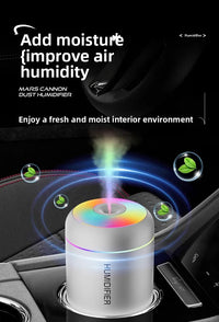 Humidificador USB con Luz Ambiental de Colores (Auto y Hogar)