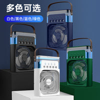 Ventilador de Escritorio con Pulverizador y Humidificador USB – Frescura Doble en tu Espacio