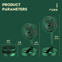 Ventilador USB Retráctil Plegable – Compacto para Estudiantes y Oficina