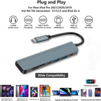 Docking Station USB-C 7 en 1 – HDMI 4K para Celular, Tablet y Laptop