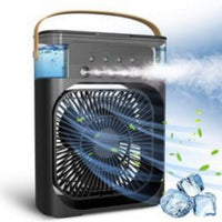 Ventilador de Escritorio con Pulverizador y Humidificador USB – Frescura Doble en tu Espacio