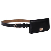 Cinturón de Piel con Bolsa para Mujer