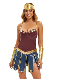 Disfraz de Diosa Guerrera Griega para Halloween y Cosplay