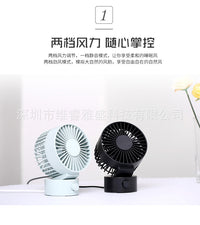 Mini Ventilador de Escritorio Macaron 4 Pulgadas – Recargable y Portátil