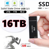 SSD Portátil USB – Almacenamiento Externo Rápido 1TB / 2TB / 4TB