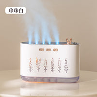 Humidificador de Aromaterapia con Luz de Colores y Niebla Doble