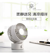 Mini Ventilador de Escritorio Macaron 4 Pulgadas – Recargable y Portátil