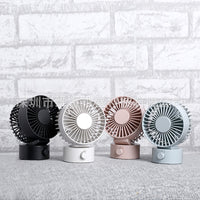 Mini Ventilador de Escritorio Macaron 4 Pulgadas – Recargable y Portátil