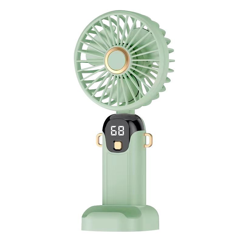 Ventilador de Mano de Alta Velocidad – Pantalla Digital y Potencia Máxima