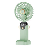 Ventilador de Mano de Alta Velocidad – Pantalla Digital y Potencia Máxima