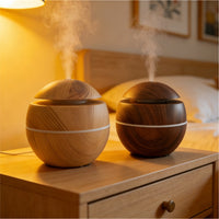 Humidificador Difusor de Aromas Estilo Madera (USB)