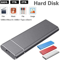 SSD Portátil USB – Almacenamiento Externo Rápido 1TB / 2TB / 4TB