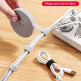 Organizador de Cables Reutilizable 1 m / 5 m – Adiós al Desorden de Cargadores