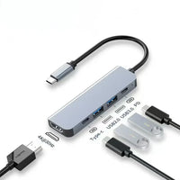 Hub USB-C 5 en 1 – Conecta Todo a tu Teléfono, PC o Mac