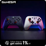 Control Inalámbrico GameSir Nova Lite – Joysticks de Efecto Hall para Switch, PC y Móvil