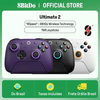 Control Inalámbrico 8BitDo Ultimate 2 – Joysticks TMR y Gatillos Magnéticos para PC y Android