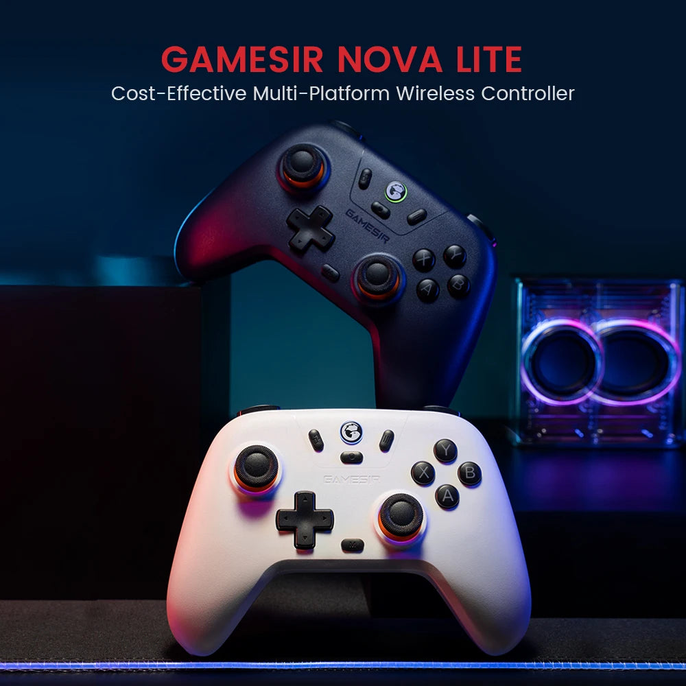 Control Inalámbrico GameSir Nova Lite – Joysticks de Efecto Hall para Switch, PC y Móvil