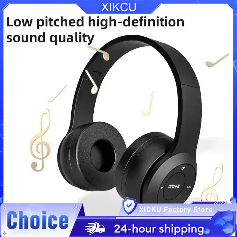 Audífonos Bluetooth Plegables 5.0 – Sonido HiFi para Deporte y Viaje