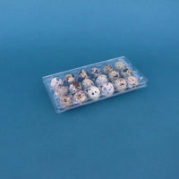 50pcs 12/18/ Hole Quail Egg Trays Thick Compression Resistant Buckle Folding Packaging Boxes Food Grade PET Bird Egg Box