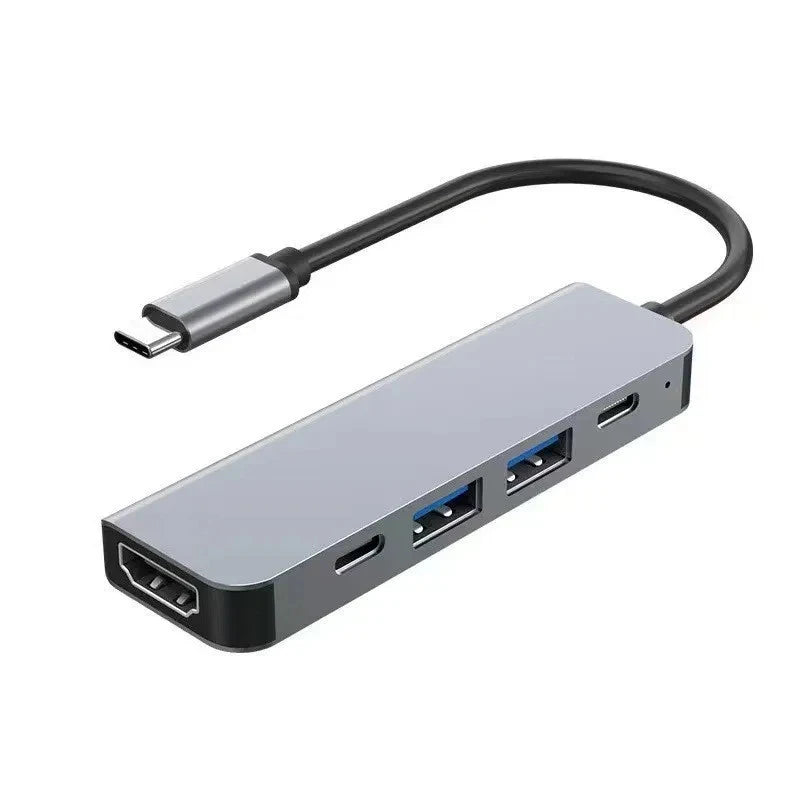 Hub USB-C 5 en 1 – Conecta Todo a tu Teléfono, PC o Mac