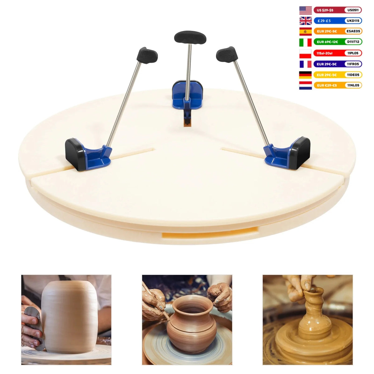 Soporte Giratorio para Cerámica