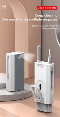 Kit de Limpieza 8 en 1 – Teclado, AirPods y Pantallas Impecables