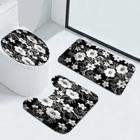 Set Alfombras Baño Floral