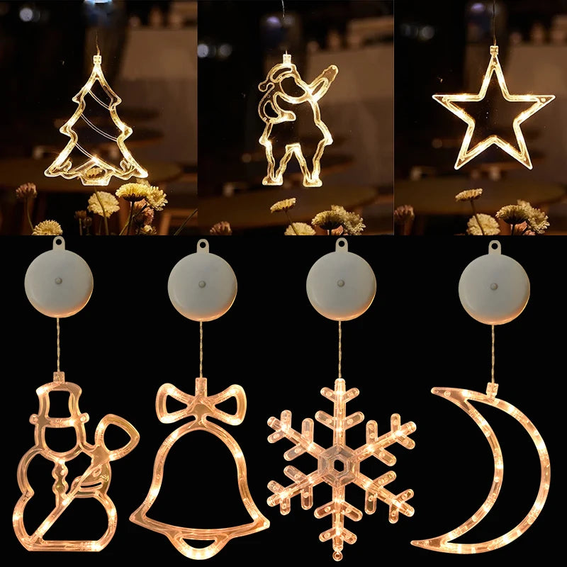 Luces LED Navideñas Ventosa