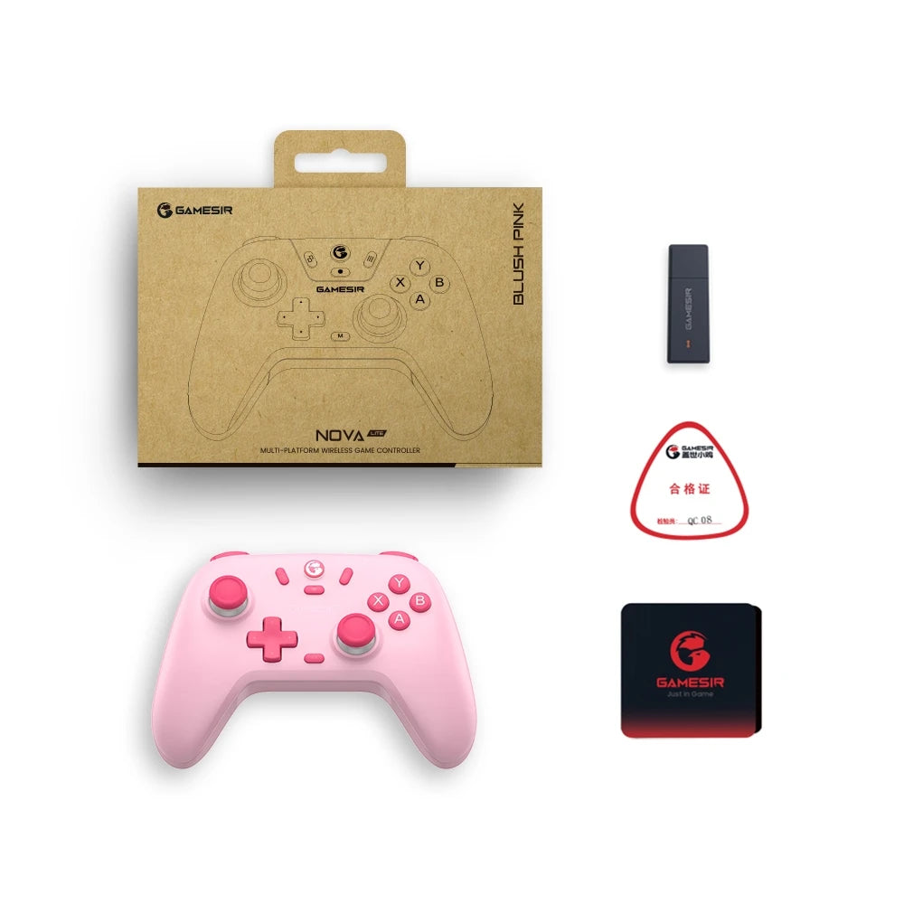 Control Inalámbrico GameSir Nova Lite – Joysticks de Efecto Hall para Switch, PC y Móvil