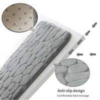 Alfombra Antideslizante Efecto Piedra para Baño y Sala