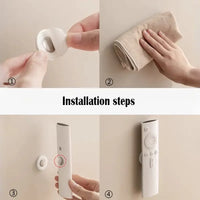 Soporte Magnético para Controles Remotos - Sin Taladro, Pack x3